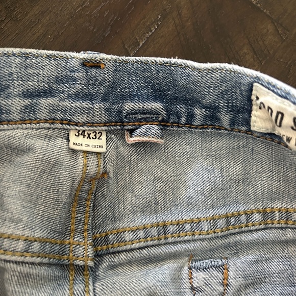 Todd Snyder Distressed Straight Jeans 34x32 - Picture 4 of 5